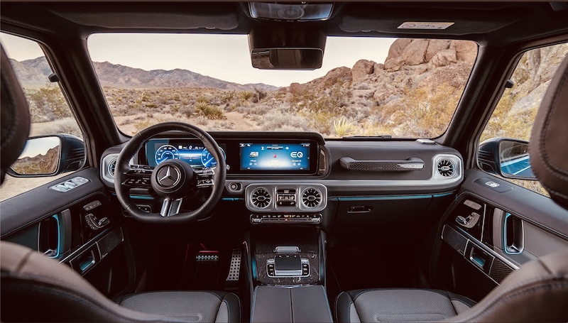 Dashboard of car